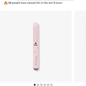 L'ange Pink Hair Straightener